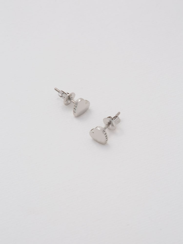 Ted Baker Silver Tone HARLY: Tiny Heart Stud Earrings - Image 8 of 8 Ted Baker Silver Tone HARLY: Tiny Heart Stud Earrings - Image 8 of 8