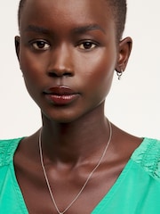 Ted Baker Silver Tone SININAA: Crystal Pendant Necklace - Image 6 of 8