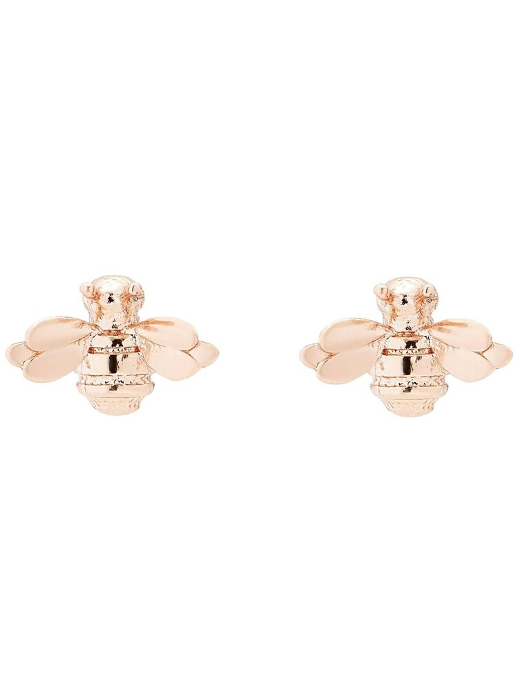Ted Baker Gold Tone Beelii Double Bee Earrings - Image 1 of 7