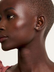 Ted Baker Gold Tone Beelii Double Bee Earrings - Image 7 of 7