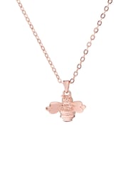Ted Baker Rose Gold Tone Bellema Bumble Bee Pendant Necklace - Image 4 of 9