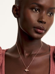 Ted Baker Rose Gold Tone Bellema Bumble Bee Pendant Necklace - Image 9 of 9