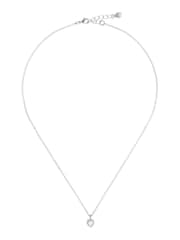 Ted Baker Silver Tone HANNELA: Crystal Heart Pendant Necklace - Image 3 of 10