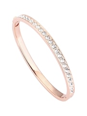 Tono dorado rosa - Brazalete con bisagra de cristal CLEMARA de Ted Baker - Imagen 1 de 9
