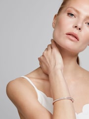 Tono dorado rosa - Brazalete con bisagra de cristal CLEMARA de Ted Baker - Imagen 7 de 9