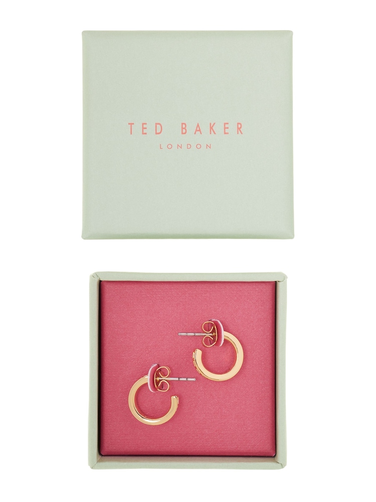 Goudkleurig - Ted Baker SEENITA: kleine oorringen met kristallen - Image 6 of 9