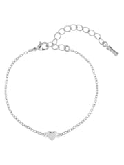 Ted Baker Silver HARSAA: Tiny Heart Adjustable Bracelet - Image 1 of 7