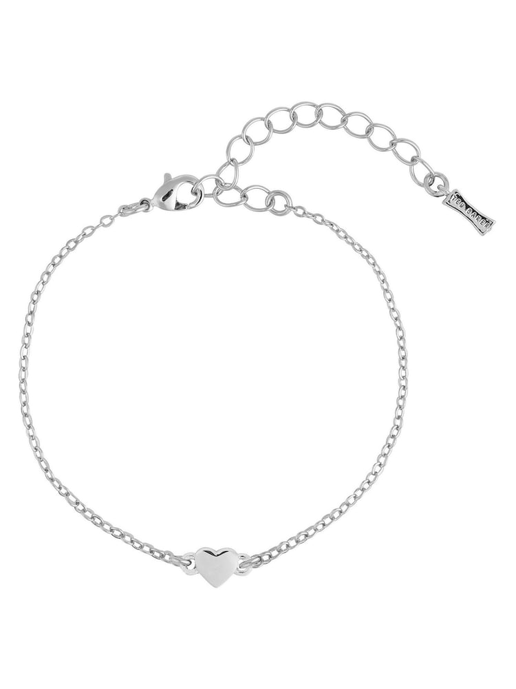 Ted Baker Silver HARSAA: Tiny Heart Adjustable Bracelet - Image 1 of 7