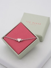 Ted Baker Silver HARSAA: Tiny Heart Adjustable Bracelet - Image 4 of 7