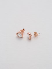 Ted Baker Rose Gold Tone HAN: Crystal Heart Earrings - Image 3 of 16