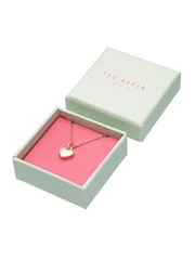 Ted Baker Rose Gold Tone HARA: Tiny Heart Pendant Necklace - Image 7 of 9