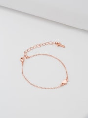 Ted Baker Rose Gold HARSAA: Tiny Heart Adjustable Bracelet - Image 3 of 9