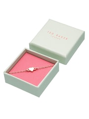 Ted Baker Rose Gold HARSAA: Tiny Heart Adjustable Bracelet - Image 6 of 9