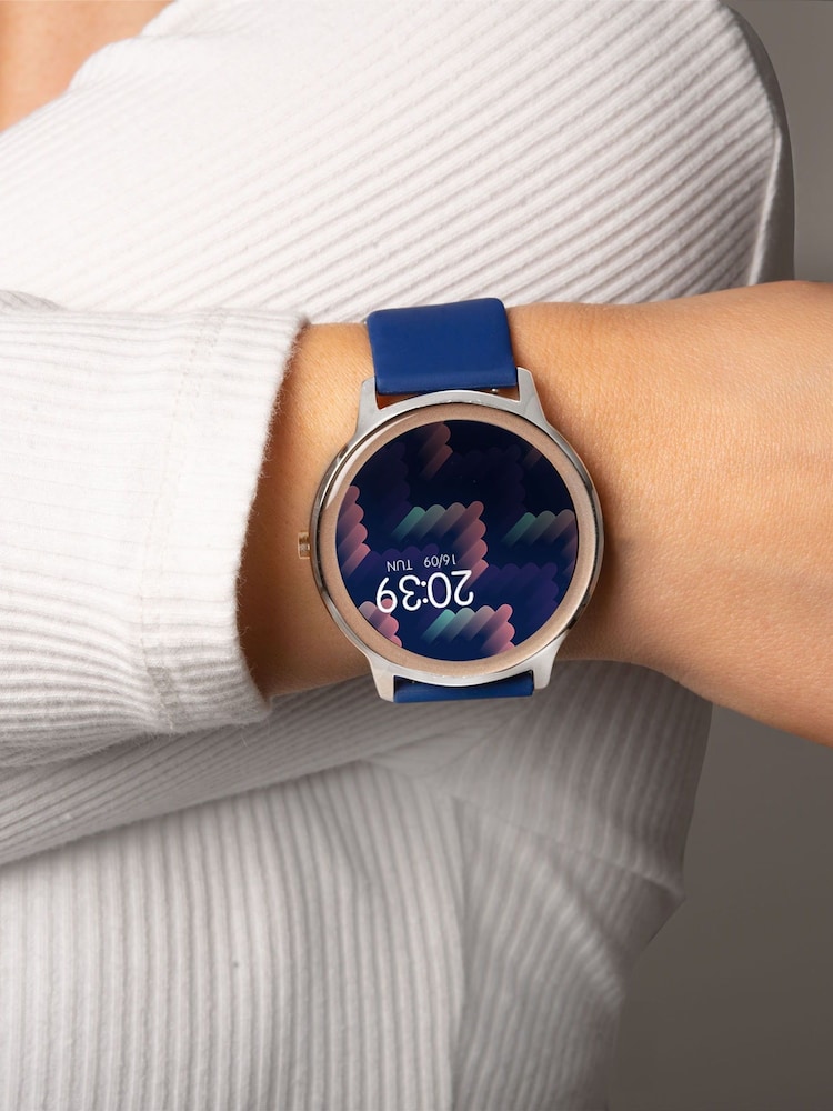 Sekonda Ladies Blue Silicone Strap Smart Watch - Image 1 of 6