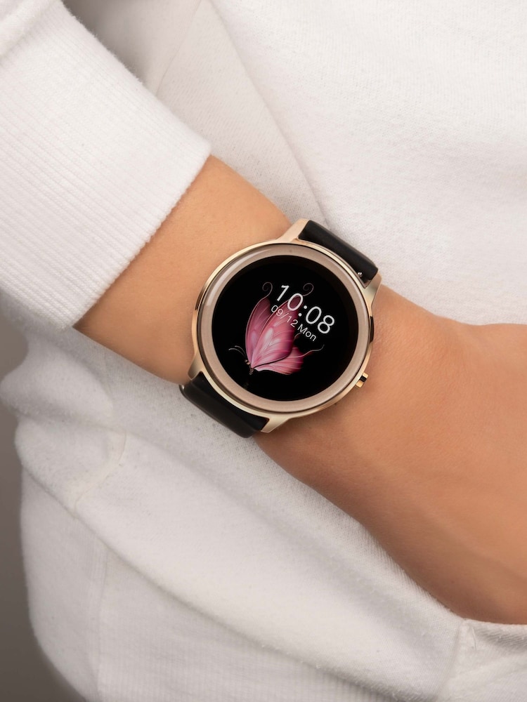 Sekonda Ladies Silicone Strap Black Smart Watch - Image 1 of 6