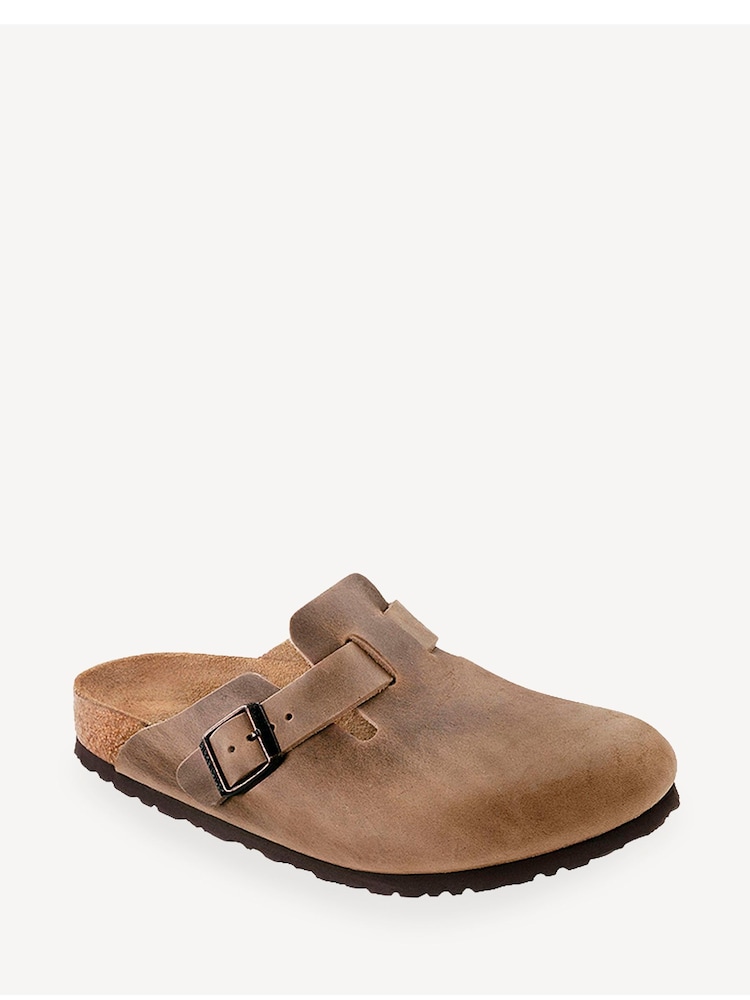 Tabakbruin - Birkenstock Boston klompen van geolied leer - Image 3 of 5