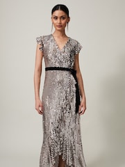Phase Eight Metallic Enja Sequin Maxi Dress - Image 1 of 7