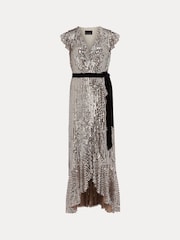 Phase Eight Metallic Enja Sequin Maxi Dress - Image 7 of 7