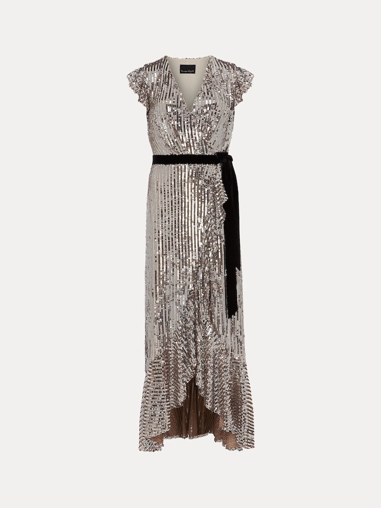 Phase Eight Metallic Enja Sequin Maxi Dress - Image 7 of 7