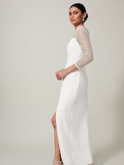 Phase Eight Cream Belle Hotfix Maxi Dress - Image 3 of 7