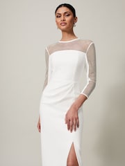 Phase Eight Cream Belle Hotfix Maxi Dress - Image 4 of 7