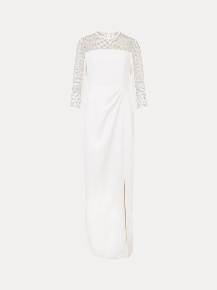 Phase Eight Cream Belle Hotfix Maxi Dress - Image 7 of 7
