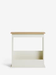 Cream Malvern Oak Effect Side Table - Image 3 of 8