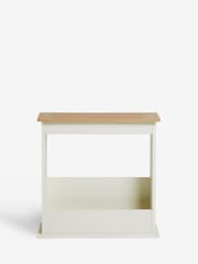Cream Malvern Oak Effect Side Table - Image 6 of 8