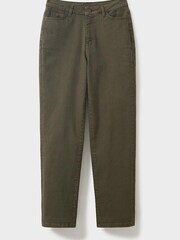 Crew Clothing Company Khaki Brompton Twill Trousers - Image 4 of 4