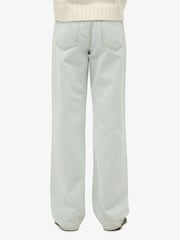 Superdry Blue Cotton Vintage Wide Leg Jeans - Image 2 of 5