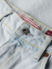 Superdry Blue Cotton Vintage Wide Leg Jeans - Image 5 of 5