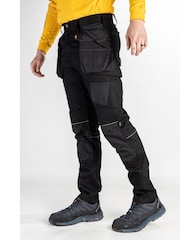 Caterpillar Stretch Pocket Black Trousers - Image 3 of 5
