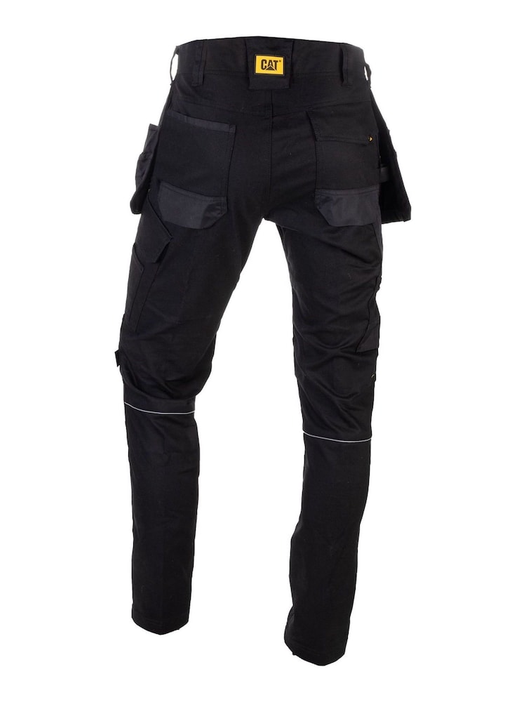 Caterpillar Stretch Pocket Black Trousers - Image 5 of 5