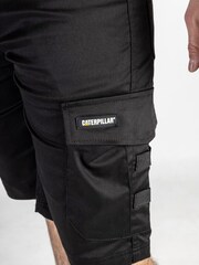 Caterpillar Black Tracker Shorts - Image 4 of 5