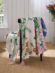 Lucy Tiffney Foxglove Printed Throw - Image 2 of 3