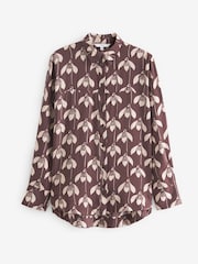 Scion Berry Red Print Long Sleeve Utility Shirt - Image 2 of 5