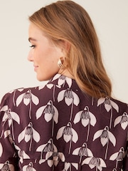 Scion Berry Red Print Long Sleeve Utility Shirt - Image 5 of 5
