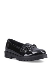Hush Puppies Black Patent Hazel Snaffle Loafers - Image 1 of 4