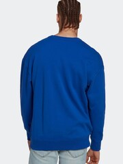 adidas Blue FIFA World Cup 2022™ France Crew 100% Cotton Sweatshirt - Image 2 of 7