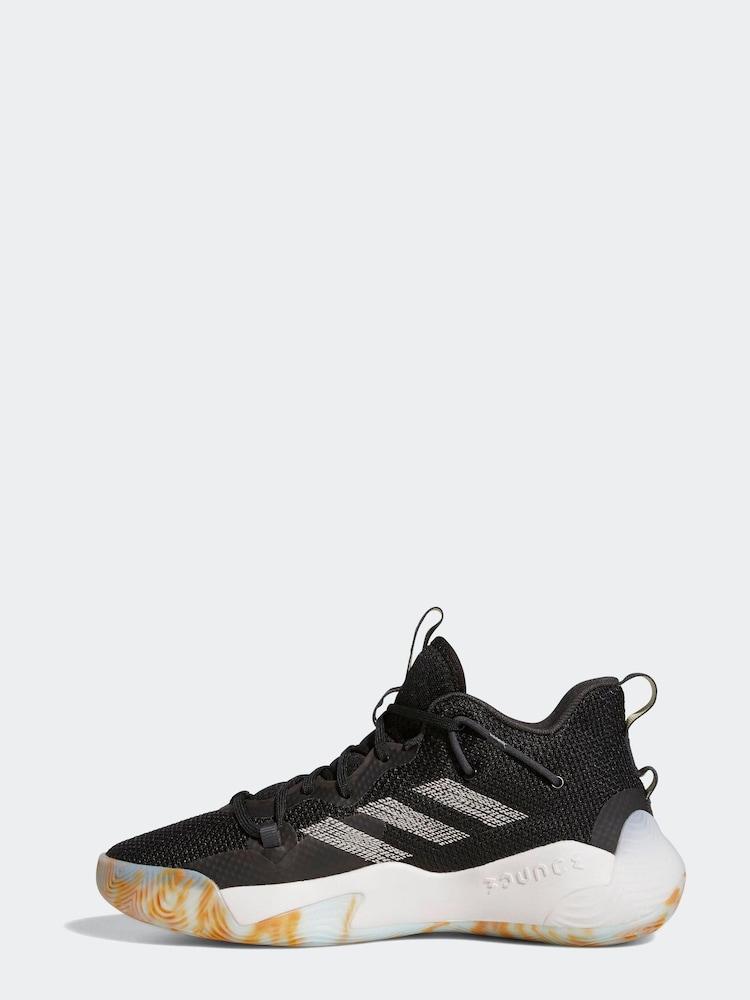 adidas Black Harden Stepback 3 Trainers - Image 2 of 7
