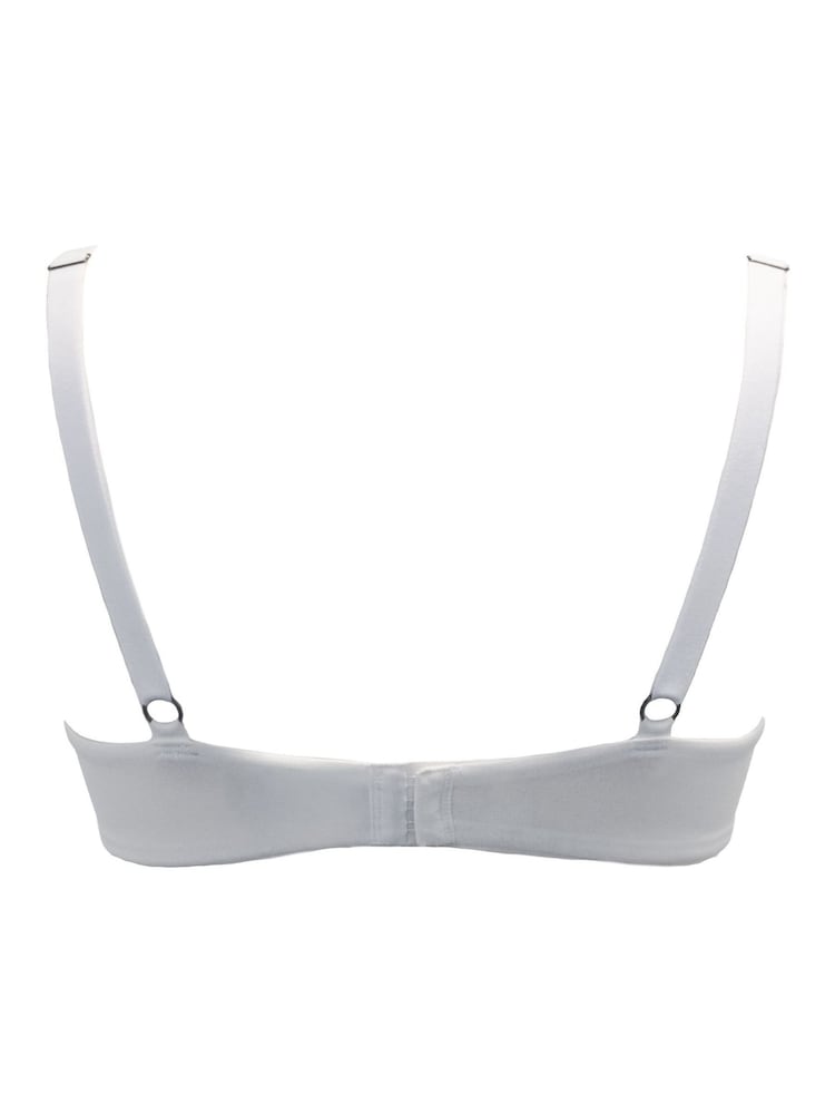 Pour Moi White Push Up Olivia Embroidery Bra - Image 4 of 4