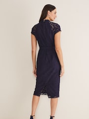 Phase Eight Blue Aurora Lace Dress - Image 2 of 6