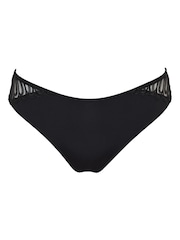 Crno - Pour Moi Olivia Embroidery Knickers - Slika 3 od 4