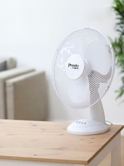Tower White 16 Inch Desk Fan - Image 1 of 8
