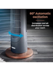 Tower Grey 2 Hour Timer 3 Speeds Oscillation Fan - Image 5 of 8