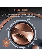 Tower Grey 2 Hour Timer 3 Speeds Oscillation Fan - Image 6 of 8