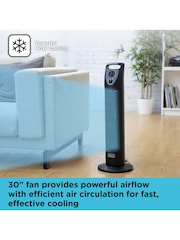 Black & Decker Black Tower Fan - Image 3 of 8