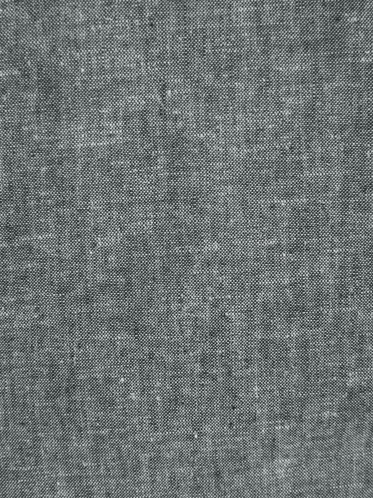 Blue With Navy Blue Contrast Collar Linen Blend Blazer - Image 7 of 7