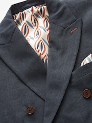 Blue Nova Fides Check Blazer - Image 7 of 11