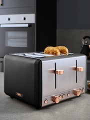 Tower Black Cavaletto 4 Slice Toaster - Image 1 of 4